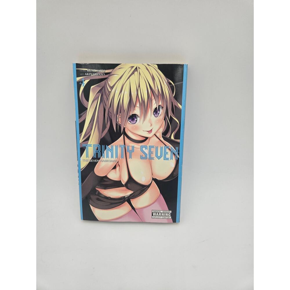 Trinity Seven Vol 4 The Seven Magicians Manga Paperback EUC